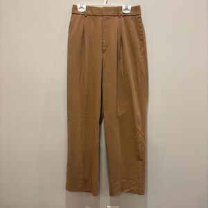 Women’s Brown Pleated Dress Pants